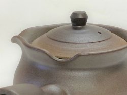 画像3: 新型　至高急須（小）　焼締め　丸手